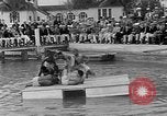 Standbild Wohlhabende amerikanische Männer im exklusiven Club Cocolobo Cay Florida USA, 1931, aus Sekunde 40 historischem Filmmaterial Videoclip 65675055150