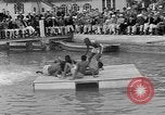 Standbild Wohlhabende amerikanische Männer im exklusiven Club Cocolobo Cay Florida USA, 1931, aus Sekunde 43 historischem Filmmaterial Videoclip 65675055150