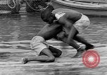 Standbild Wohlhabende amerikanische Männer im exklusiven Club Cocolobo Cay Florida USA, 1931, aus Sekunde 55 historischem Filmmaterial Videoclip 65675055150
