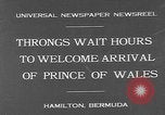 Image of Prince of Wales Hamilton Bermuda, 1931, second 3 stock footage video 65675055152