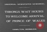 Image of Prince of Wales Hamilton Bermuda, 1931, second 4 stock footage video 65675055152