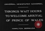 Image of Prince of Wales Hamilton Bermuda, 1931, second 10 stock footage video 65675055152