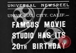 Image of Carl Laemmle Universal City California USA, 1935, second 4 stock footage video 65675055159