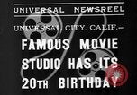 Image of Carl Laemmle Universal City California USA, 1935, second 5 stock footage video 65675055159