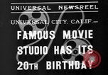 Image of Carl Laemmle Universal City California USA, 1935, second 7 stock footage video 65675055159