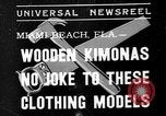Image of fashion show Miami Beach Florida USA, 1935, second 1 stock footage video 65675055161