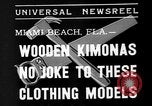 Image of fashion show Miami Beach Florida USA, 1935, second 3 stock footage video 65675055161
