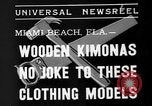 Image of fashion show Miami Beach Florida USA, 1935, second 5 stock footage video 65675055161