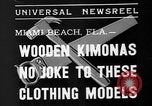 Image of fashion show Miami Beach Florida USA, 1935, second 8 stock footage video 65675055161