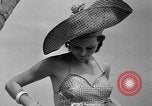 Image of fashion show Miami Beach Florida USA, 1935, second 52 stock footage video 65675055161
