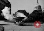 Image of Tri-phibian ornithopter vehicle fire Washington DC USA, 1936, second 8 stock footage video 65675055192