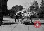 Image of Tri-phibian ornithopter vehicle fire Washington DC USA, 1936, second 23 stock footage video 65675055192