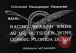 Image of race horse Time Clock Miami Florida USA, 1934, second 8 stock footage video 65675055213