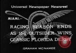 Image of race horse Time Clock Miami Florida USA, 1934, second 9 stock footage video 65675055213