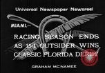 Image of race horse Time Clock Miami Florida USA, 1934, second 11 stock footage video 65675055213