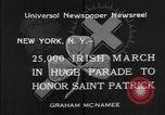 Image of parade New York City USA, 1934, second 8 stock footage video 65675055215