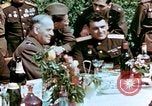 Image of American and Russian Generals Torgau Germany, 1945, second 14 stock footage video 65675055218