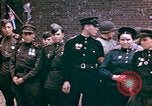 Image of American and Russian forces meet in Torgau Torgau Germany, 1945, second 43 stock footage video 65675055221