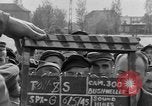 Image of prisoner's interview Dachau Germany, 1945, second 10 stock footage video 65675055231