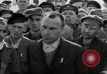 Image of prisoner's interview Dachau Germany, 1945, second 20 stock footage video 65675055231