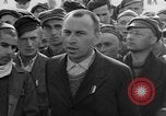 Image of prisoner's interview Dachau Germany, 1945, second 34 stock footage video 65675055231