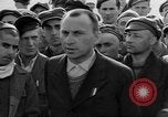 Image of prisoner's interview Dachau Germany, 1945, second 37 stock footage video 65675055231
