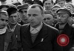 Image of prisoner's interview Dachau Germany, 1945, second 40 stock footage video 65675055231