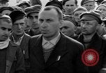 Image of prisoner's interview Dachau Germany, 1945, second 42 stock footage video 65675055231