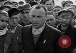 Image of prisoner's interview Dachau Germany, 1945, second 60 stock footage video 65675055231