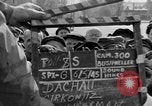 Image of prisoner's interview Dachau Germany, 1945, second 7 stock footage video 65675055232