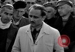 Image of prisoner's interview Dachau Germany, 1945, second 27 stock footage video 65675055232