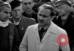 Image of prisoner's interview Dachau Germany, 1945, second 32 stock footage video 65675055232