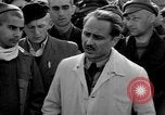 Image of prisoner's interview Dachau Germany, 1945, second 33 stock footage video 65675055232