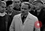 Image of prisoner's interview Dachau Germany, 1945, second 40 stock footage video 65675055232