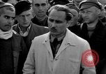 Image of prisoner's interview Dachau Germany, 1945, second 42 stock footage video 65675055232