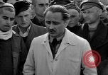 Image of prisoner's interview Dachau Germany, 1945, second 46 stock footage video 65675055232