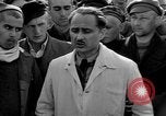 Image of prisoner's interview Dachau Germany, 1945, second 55 stock footage video 65675055232