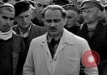 Image of prisoner's interview Dachau Germany, 1945, second 60 stock footage video 65675055232