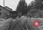 Image of American troops at outskirts of Dachau Concentration Camp Dachau Germany, 1945, second 7 stock footage video 65675055237