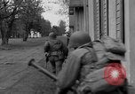Image of American troops at outskirts of Dachau Concentration Camp Dachau Germany, 1945, second 31 stock footage video 65675055237