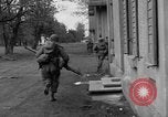 Image of American troops at outskirts of Dachau Concentration Camp Dachau Germany, 1945, second 33 stock footage video 65675055237