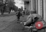 Image of American troops at outskirts of Dachau Concentration Camp Dachau Germany, 1945, second 34 stock footage video 65675055237