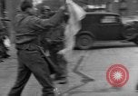 Image of American troops at outskirts of Dachau Concentration Camp Dachau Germany, 1945, second 57 stock footage video 65675055237