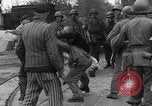 Image of American troops at outskirts of Dachau Concentration Camp Dachau Germany, 1945, second 61 stock footage video 65675055237