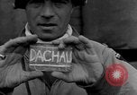 Image of dead bodies Dachau Germany, 1945, second 14 stock footage video 65675055238