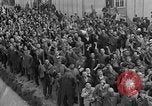 Image of liberated prisoners of Dachau concentration camp Dachau Germany, 1945, second 22 stock footage video 65675055240
