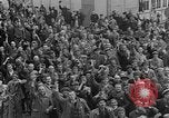 Image of liberated prisoners of Dachau concentration camp Dachau Germany, 1945, second 27 stock footage video 65675055240
