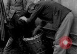 Image of prisoners Dachau Germany, 1945, second 5 stock footage video 65675055241