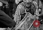 Image of prisoners Dachau Germany, 1945, second 40 stock footage video 65675055241