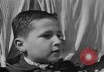 Image of lineup of perpetrators at Dachau concentration camp Dachau Germany, 1945, second 34 stock footage video 65675055244